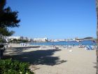 Beach next to river estuary